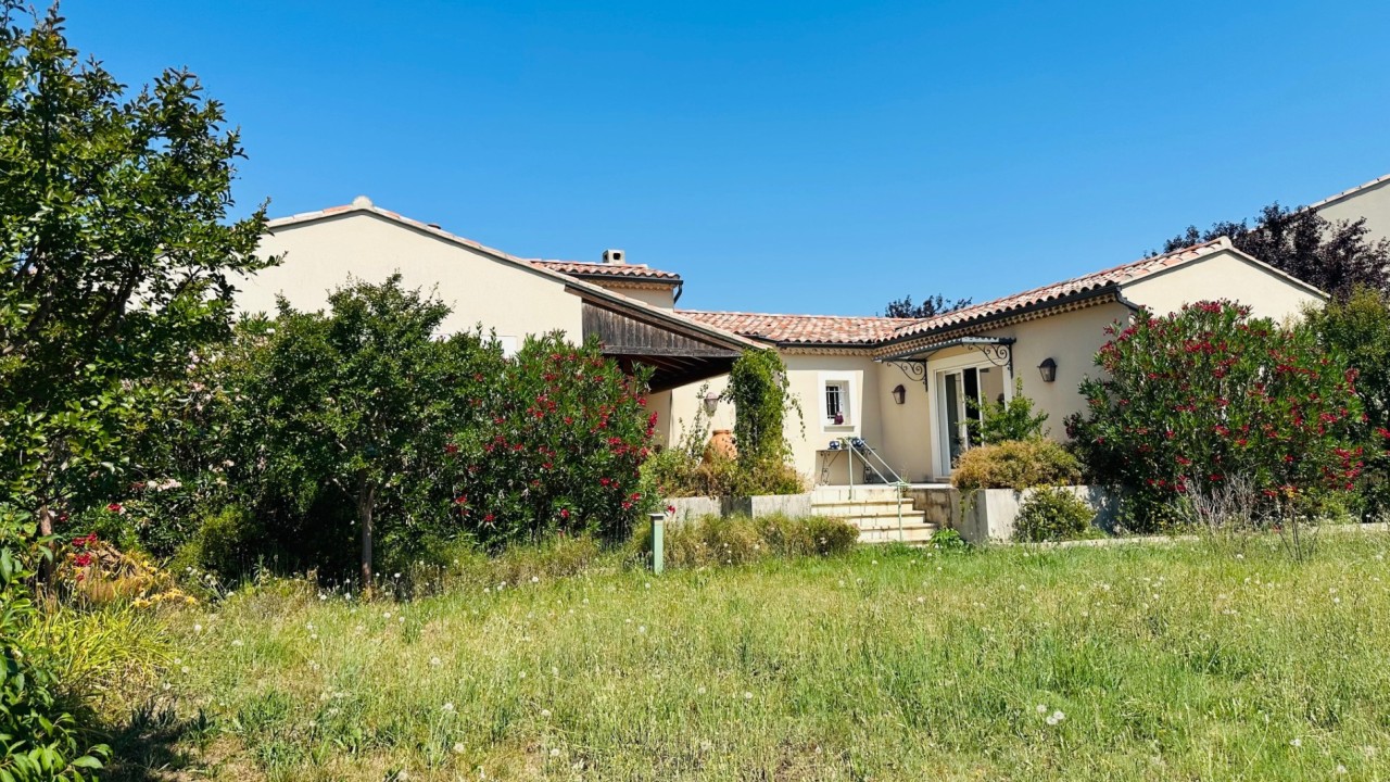 A VENDRE- REF 368- VAUCLUSE-VILLA PLAIN-PIED 2012 -84110 VAISON LA ROMAINE -170M² -T3 - 2/3CHAMBRES TERRASSES 50M² TERRAIN 903M²-578000€
